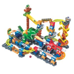 CIRCUIT À BILLES MAGNÉTIQUES MARBLE RUSH – DINO ADVENTURES MAGNETIC SET XL400E – VTECH